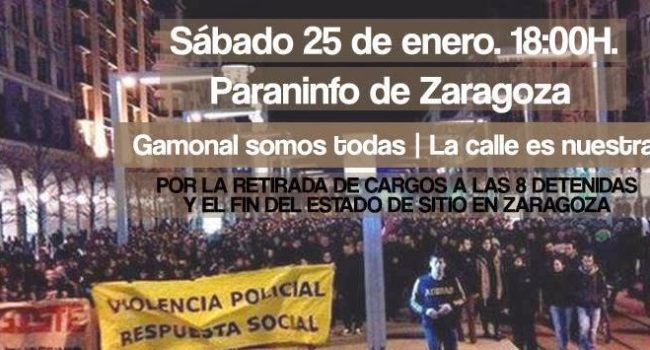 Cartel de la convocatoria de este sábado.