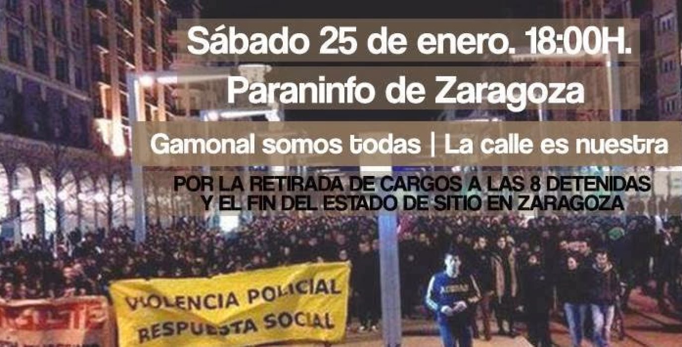 Cartel de la convocatoria de este sábado.