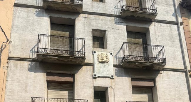 La Diputación de Uesca no comprará la casa natal de Joaquín Costa en Graus; “Una oportunidad perdida”