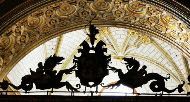 Dragones en el interior de la catedral de Tarazona | Foto: Chorche Tricas