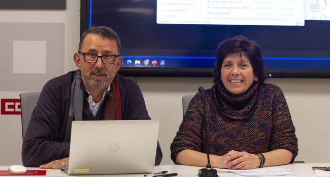 Un momento de la presentación. | Foto: CCOO