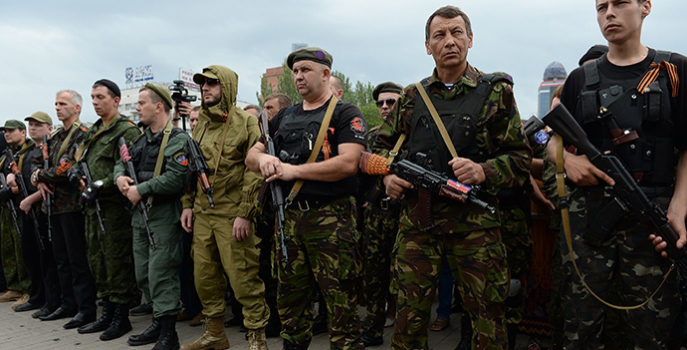 Fuerzas de autodefensa de Donetsk. (RIA Novosti / Maksim Blinov)