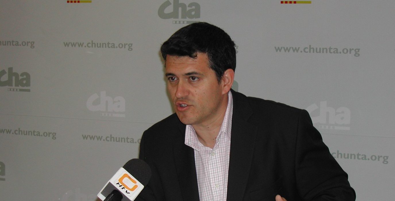 Joaquín Palacín (CHA) en una imagen de archivo.