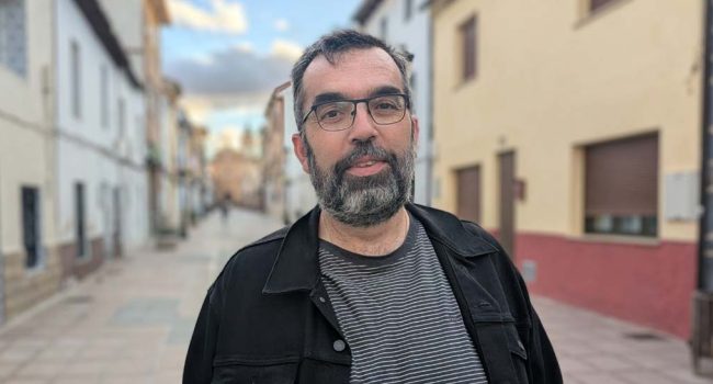 Octavio Oliva, portavoz de CHA en María de Huerva