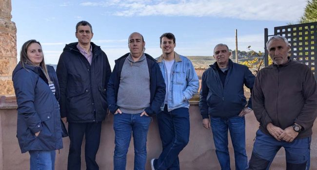 Un momento de la visita a Torralba de Ribota. | Foto: CHA
