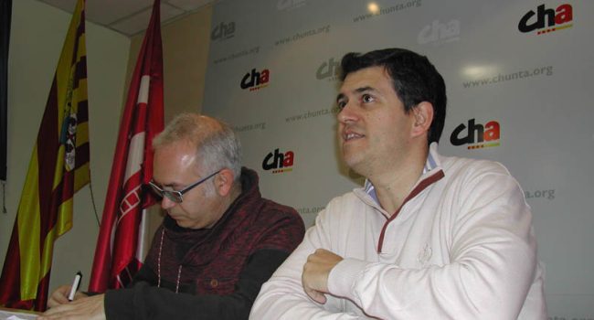 David Félez y Joaquín Palacín durante una rueda de prensa.