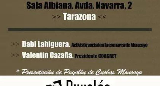 La charla comenzará a las 19.00 horas.