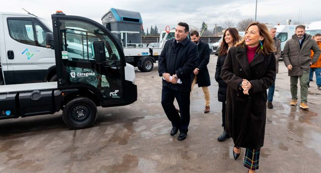 Natalia Chueca en una visita a las instalaciones de FCC en 2024. | Foto: AZ