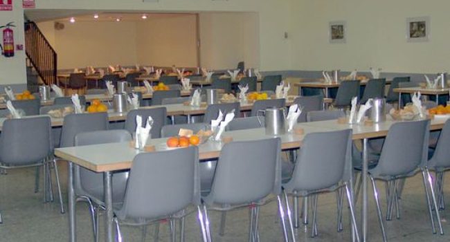 Comedor de la Parroquia del Carmen.