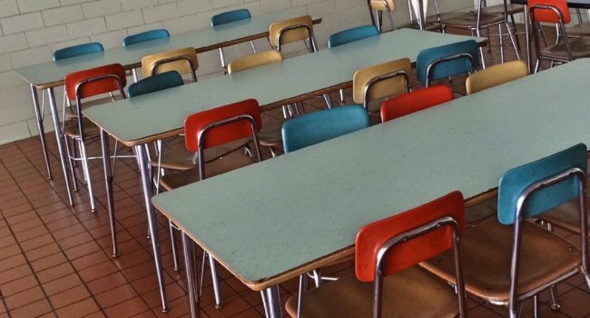 Un comedor escolar.