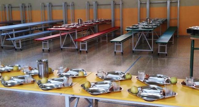 Imagen de archivo del comedor del CEIP Emilio Moreno Calvete. | Foto: DGA