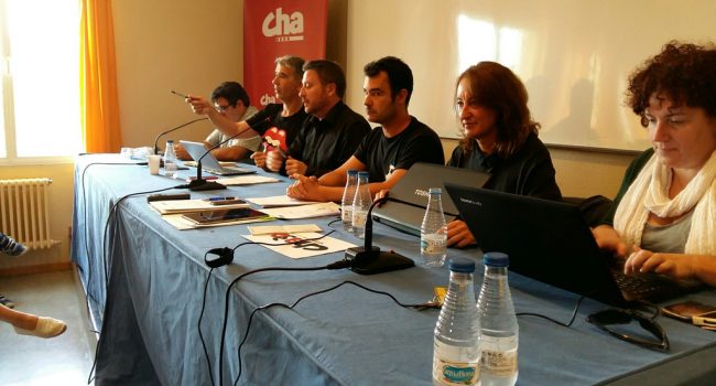 El Comité Nazional de CHA en su asamblea del sábado.