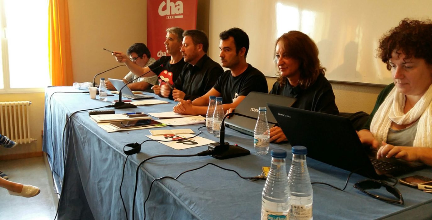 El Comité Nazional de CHA en su asamblea del sábado.