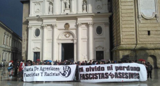 Más de 300 personas despidieron a Clement en Zaragoza. Foto: K.E.