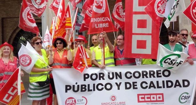 Concentración en Zaragoza en junio de 2018.