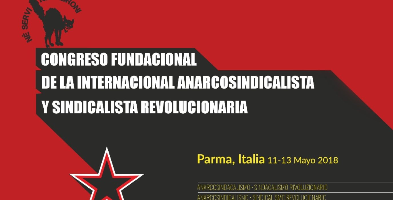 Foto: Congreso fundacional de la Internacional anarcosindicalista