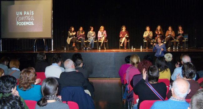 El acto se ha celebrado en el Centro Cívico Delicias. Foto: Podemos