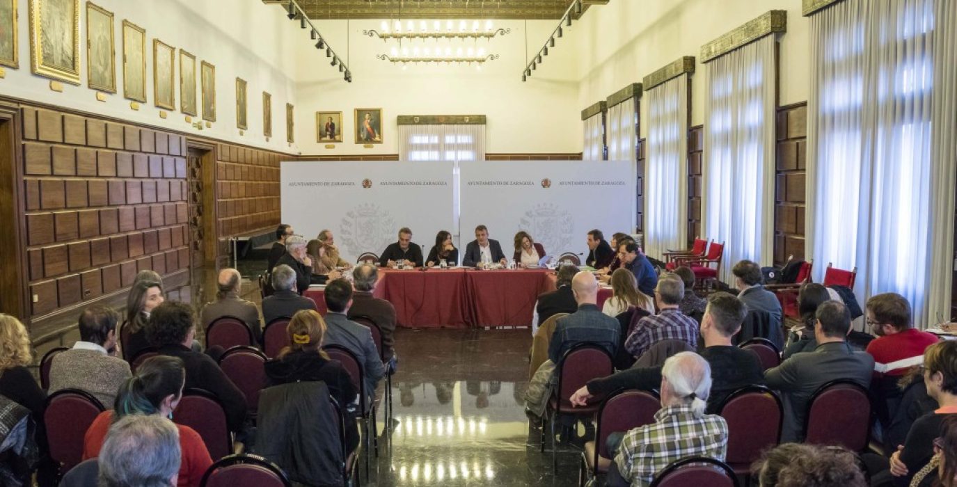 Imagen de archivo de un Consejo de Cultura de Zaragoza.