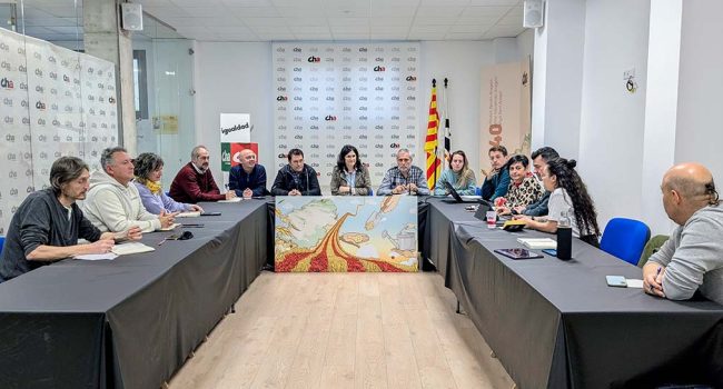 Reunión del Consello Nazional de Chunta Aragonesista. | Foto: CHA