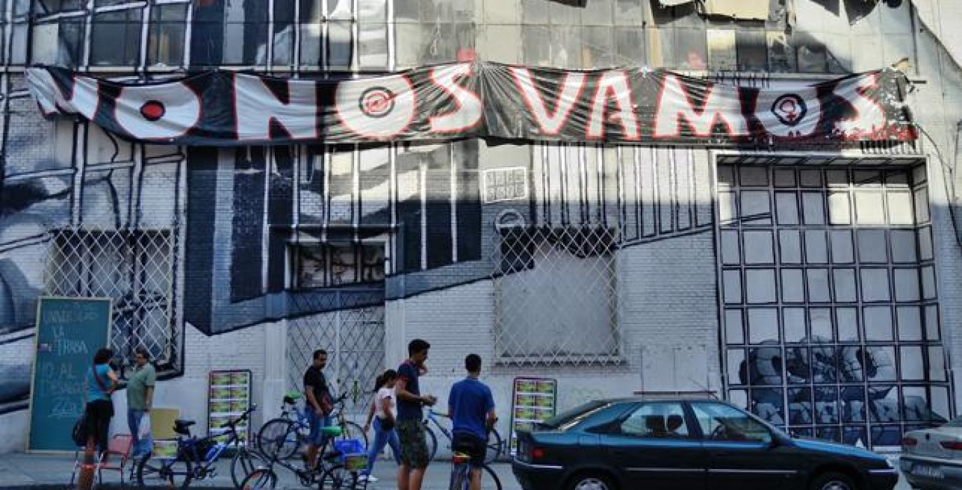 Fachada del centro social La Traba. Foto: Diso Press
