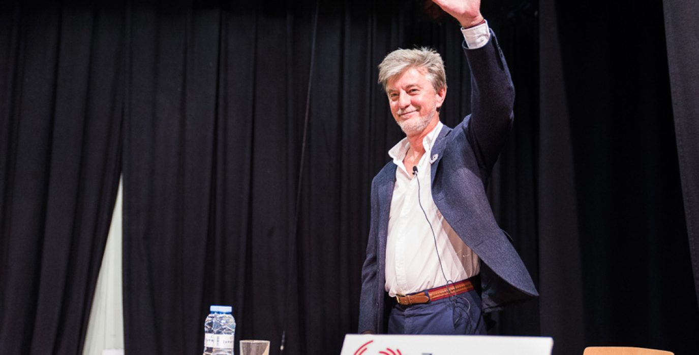 Pedro Santisteve, candidato a la alcaldía por Zaragoza en Común.