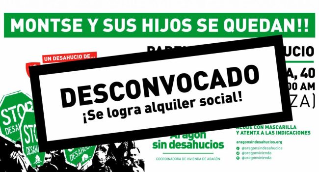 desconvocado desahucio