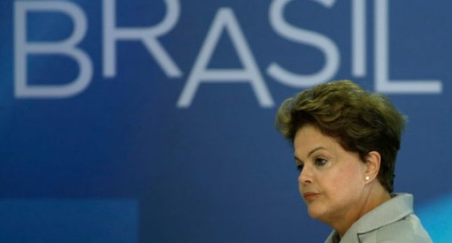 Dilma Rousseff. presidenta de Brasil.