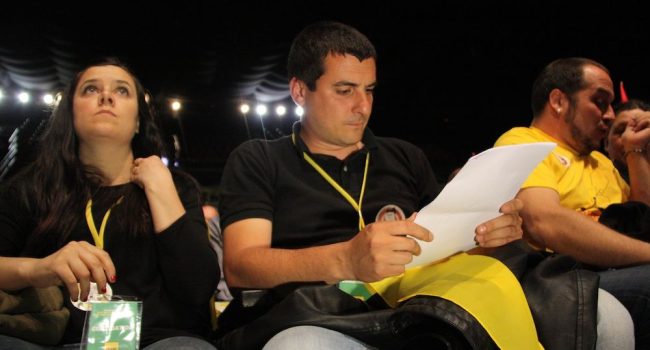 Isabel Vallet, Quim Arrufat y David Fernandez, diputados de la CUP. Foto: CUP