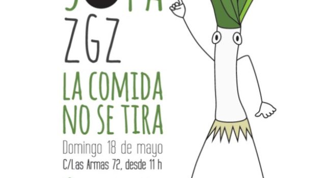 Cartel del evento que tendrá lugar este domingo en Zaragoza.