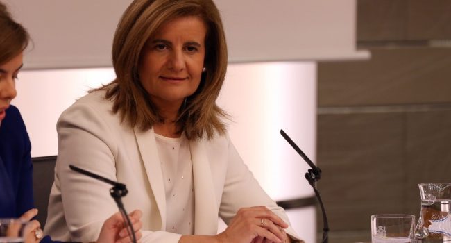 Fátima Báñez, Ministra de Empleo y Seguridad Social.