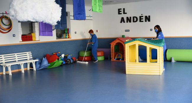 escuelas limpieza