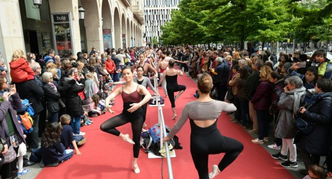 Imagen del XIV Festival Trayectos de Danza en Paisajes Urbanos 2017.