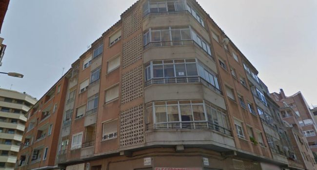 El "Edificio Ángel" antes de acometer el grueso de la rehabilitación.