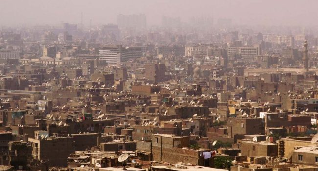 Vista de El Cairo, lugar desde el que los jóvenes nos han relatado sus primeros pasos en la ‘Marcha a Gaza’. | Foto: Sturm58