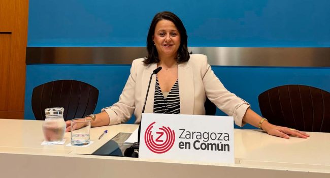 Elena Tomás | Foto: Zaragoza en Común