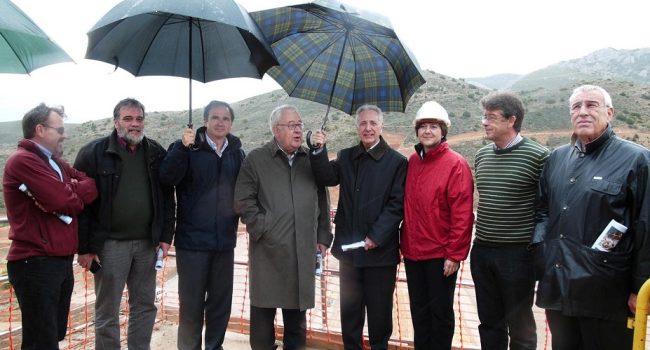 Visita a las obras del embalse de Las Parras | Foto: Magrama