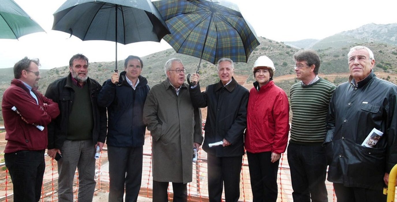 Visita a las obras del embalse de Las Parras | Foto: Magrama