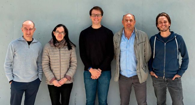 De izquierda a derecha: Aínsa, Andreu, Ezquerra, Franco y Ramón. | Foto: INMA
