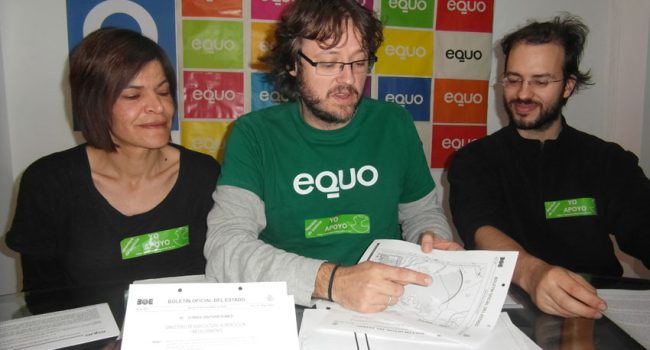 Lorenzo Meler (en el centro) en una imagen de archivo de Equo.
