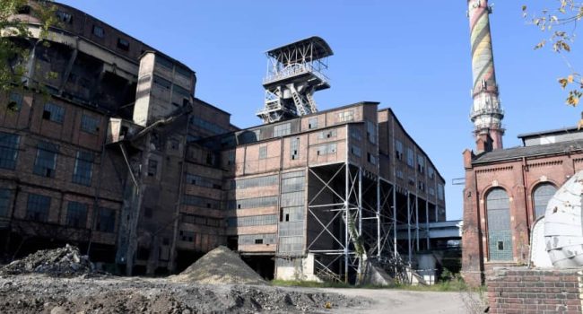 Mina de carbón abandonada cerca de Katowice.