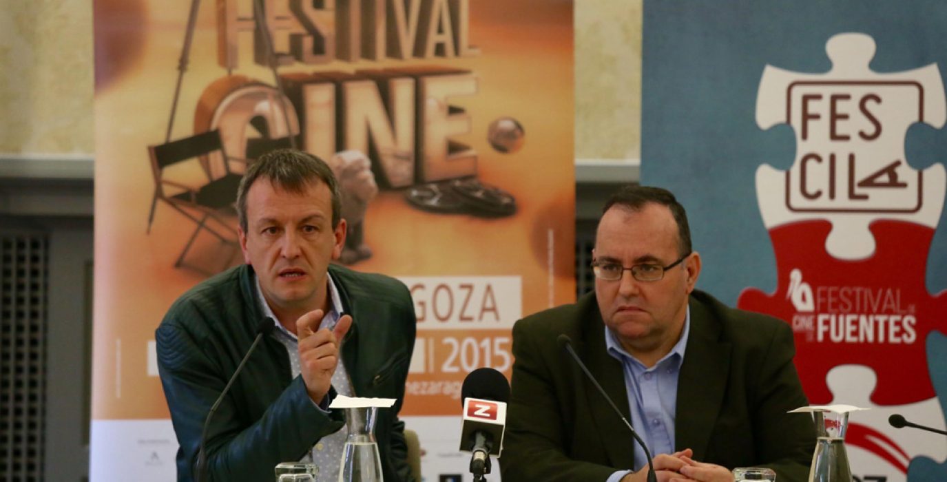 Fernando Rivarés y José Luis Ancherlegues durante la presentación.