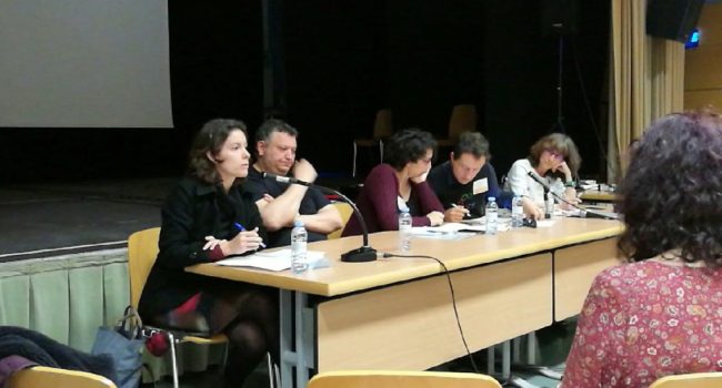 Una de las mesas del foro organizado por ZeC.
