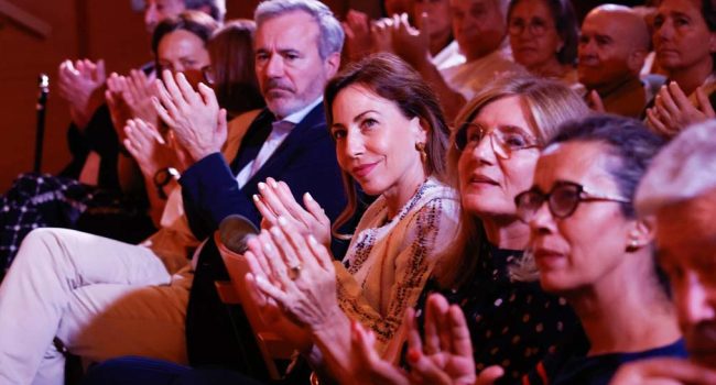 Imagen compartida por Natalia Chueca en ‘X’ del acto institucional celebrado este martes