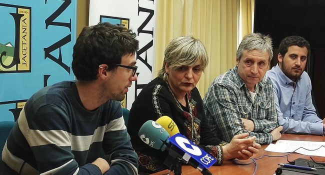Presentación Empenta Artieda el pasado mes de abril.