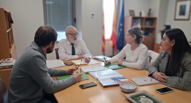 Reunión de OSTA y UGT con el gerente del IASS