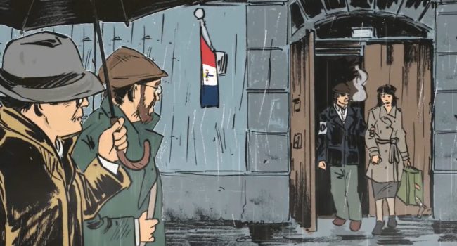 Ilustración de David Tapia de 'Frontera Ordesa'.