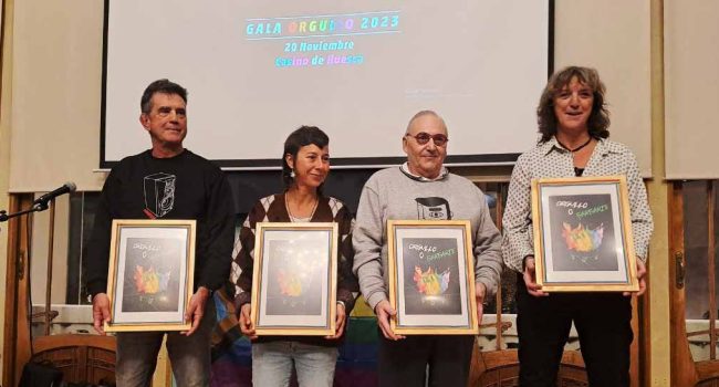 Las personas premiadas en la gala. | Foto: 28J Huesca