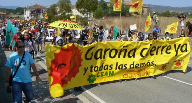 Marcha por el cierre de Garoña. Foto: Ecologistas en Acción.