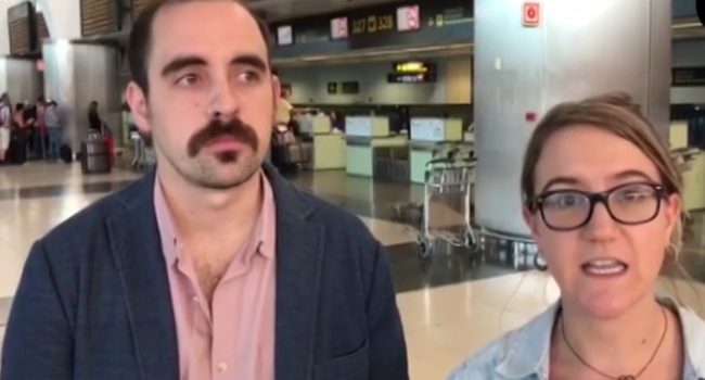 Amaia Arenal Vidorreta y Unai Orbegozo Uribesalgo.