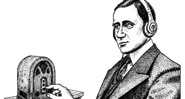 Dibujo de Gonzal Royo para el Fanzine Dibuja la Radio